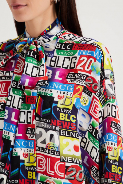 Эффектный шелк BALENCIAGA