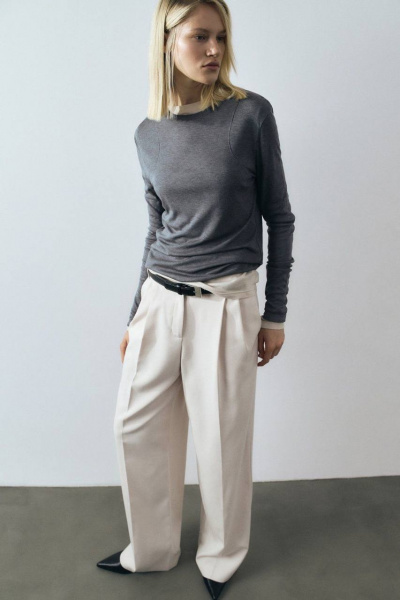 Мерсеризованный льняной трикотаж Brunello Cucinelli