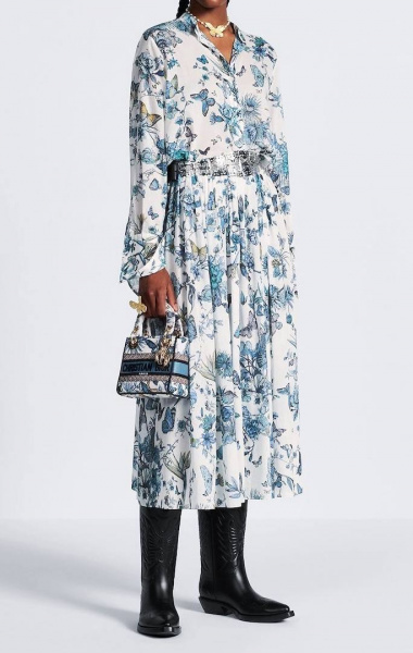 Волшебные бабочки в стиле DIOR. Последний отрез 2.5 м