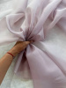Шелковая органза ALTA MODA в розово-лиловом дымчатом оттенке