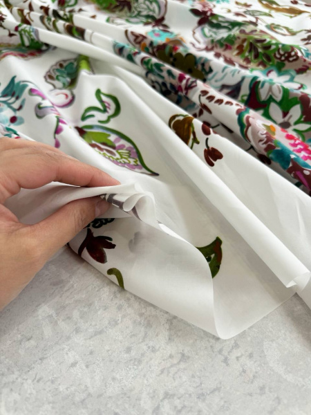 Шелковистый, легкий хлопок ETRO. Купон 1.25 м