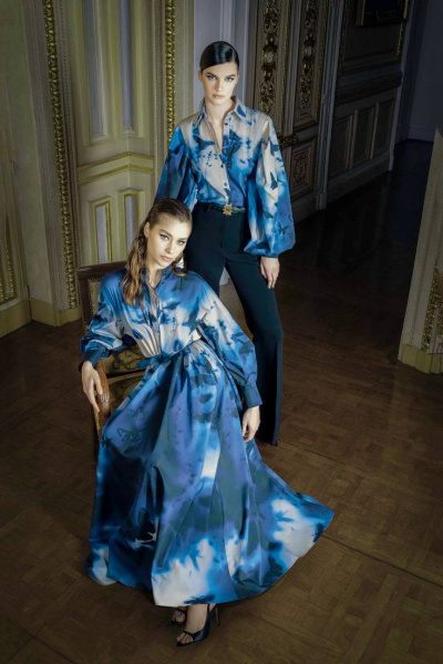 Креповая вискоза в стиле R. CAVALLI