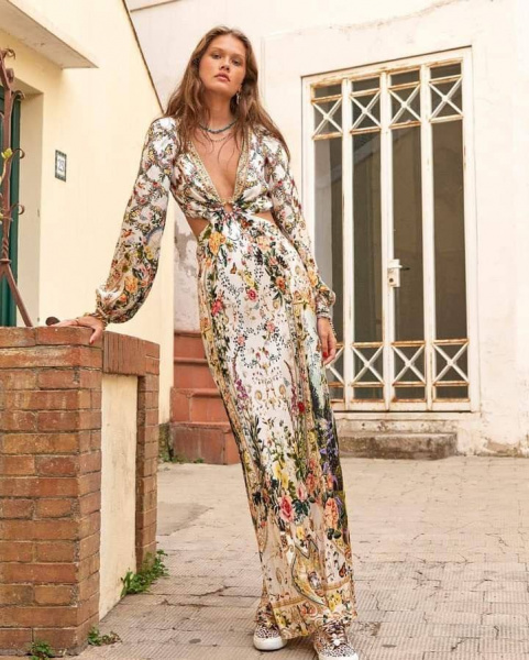 Сатиновая вискоза MAX MARA